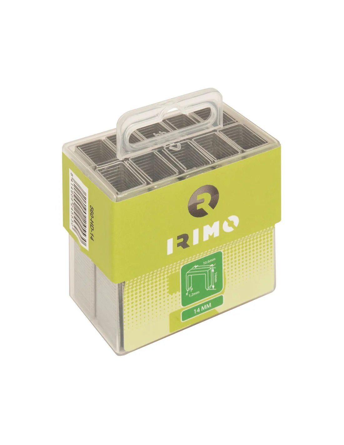 4 Agrafes Lourdes, 8mm, 1000 Unités 560-Hd-08 Irimo