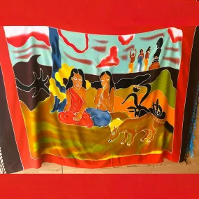 Batik style Gauguin 