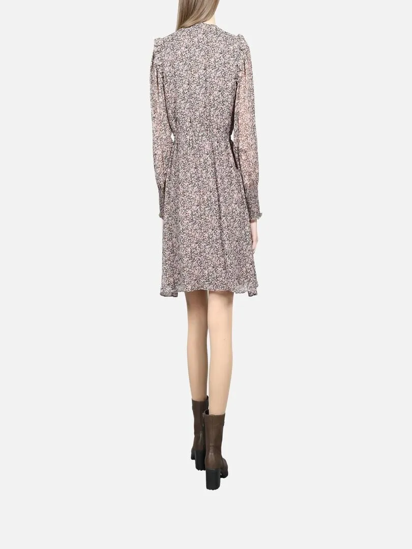 CHATTAWAK - Robe courte évasée - Rose