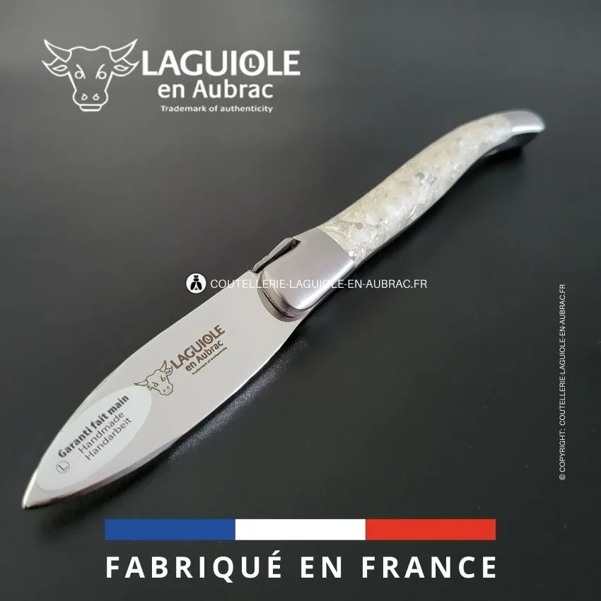 Couteau à Huître Laguiole au Manche en coquilles d’huître Inox