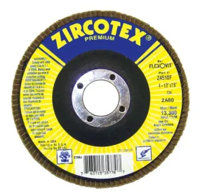 Flexovit Z7010F Disque à feuillets zircomax®haute densité 7" x 7/8" ( grain 80 )