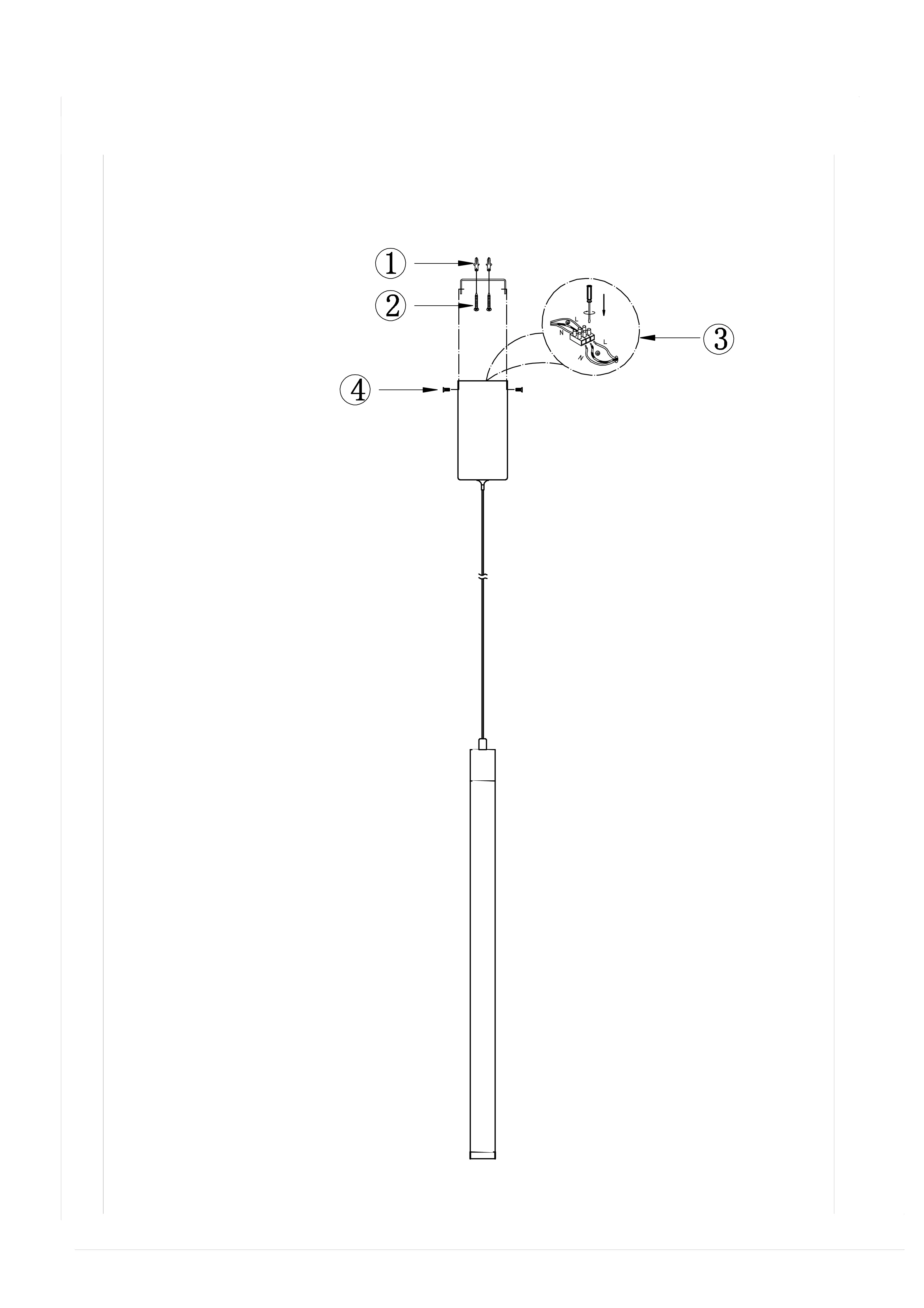 MAYTONI P022PL-L10W Suspension blanche RAY