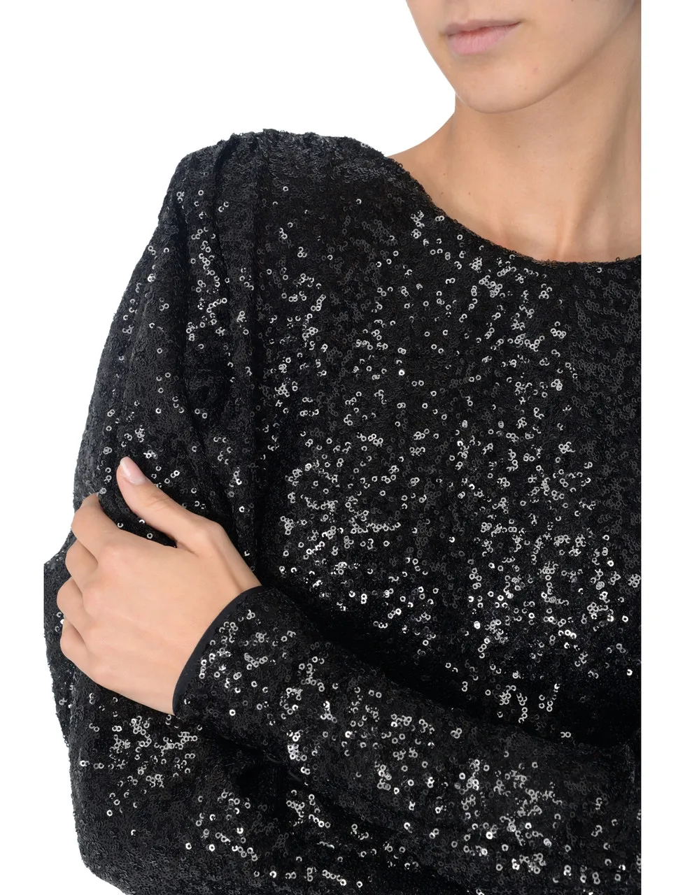 Pinko Mini robe Bernieri en paillettes noires