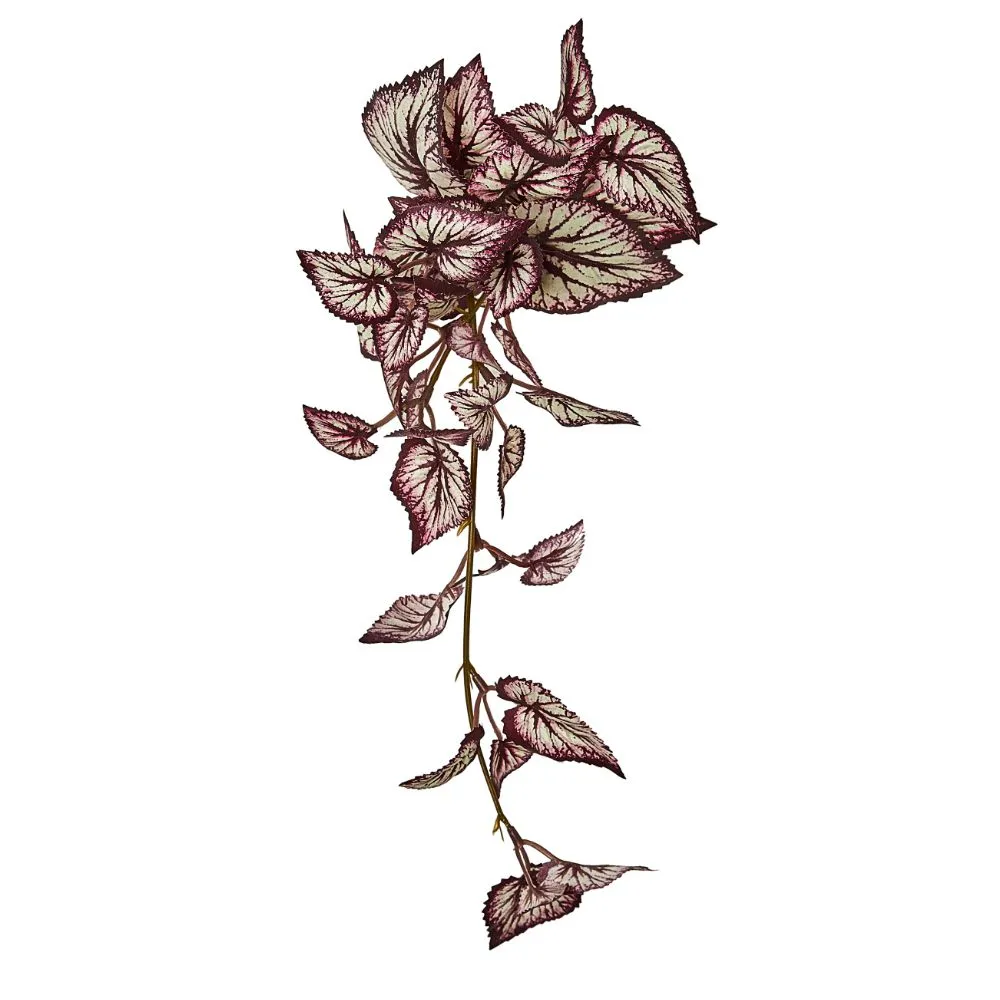 Plante retombante artificielle Bégonia Machu Picchu H37cm