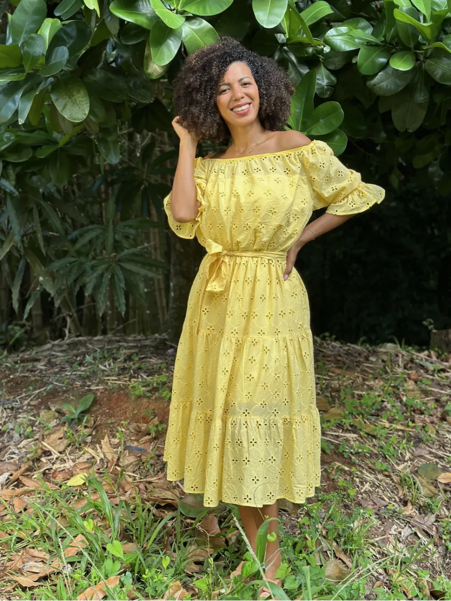 Robe Broderie Corossol