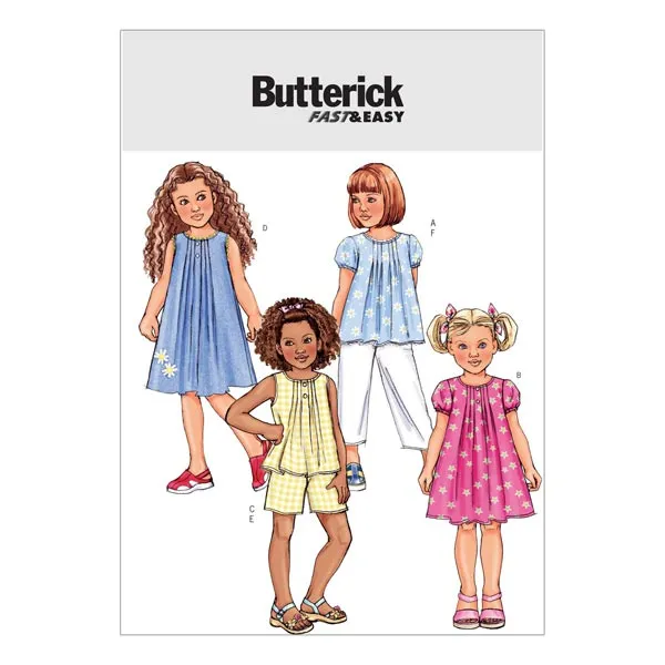 Robe enfant, Butterick 4176|92 - 104