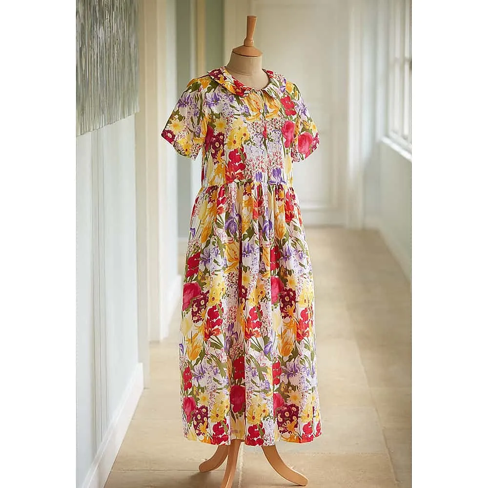 Robe florale chaumière