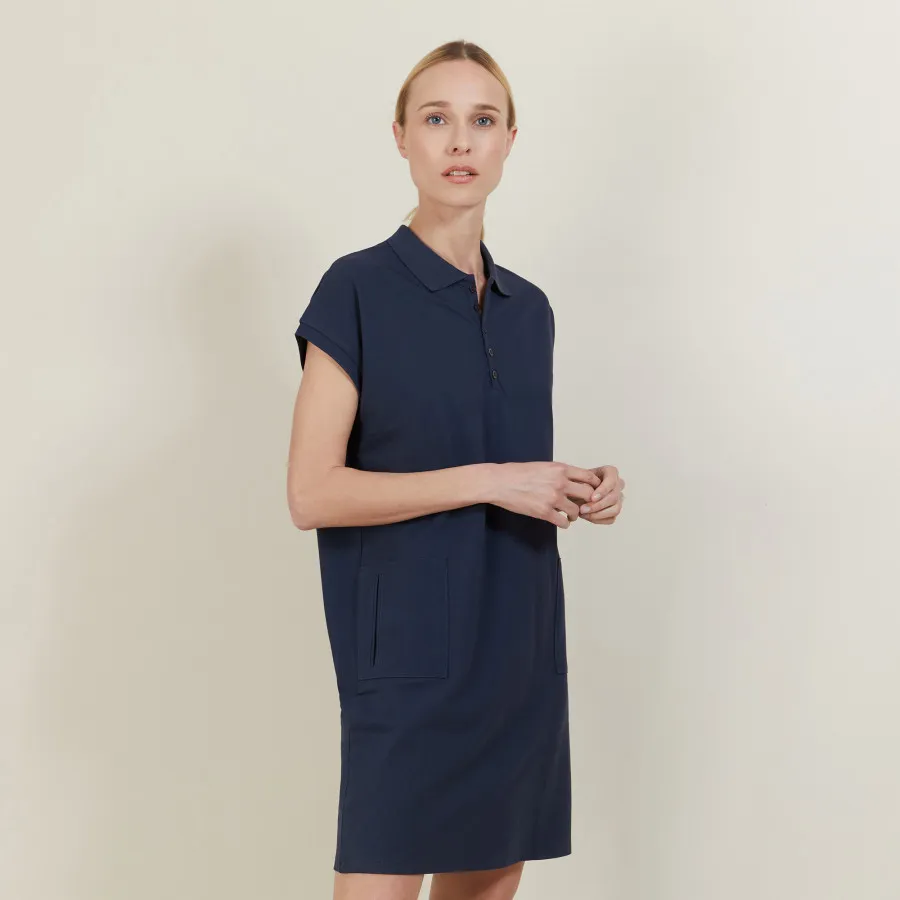 Robe manches courtes en coton - Angy