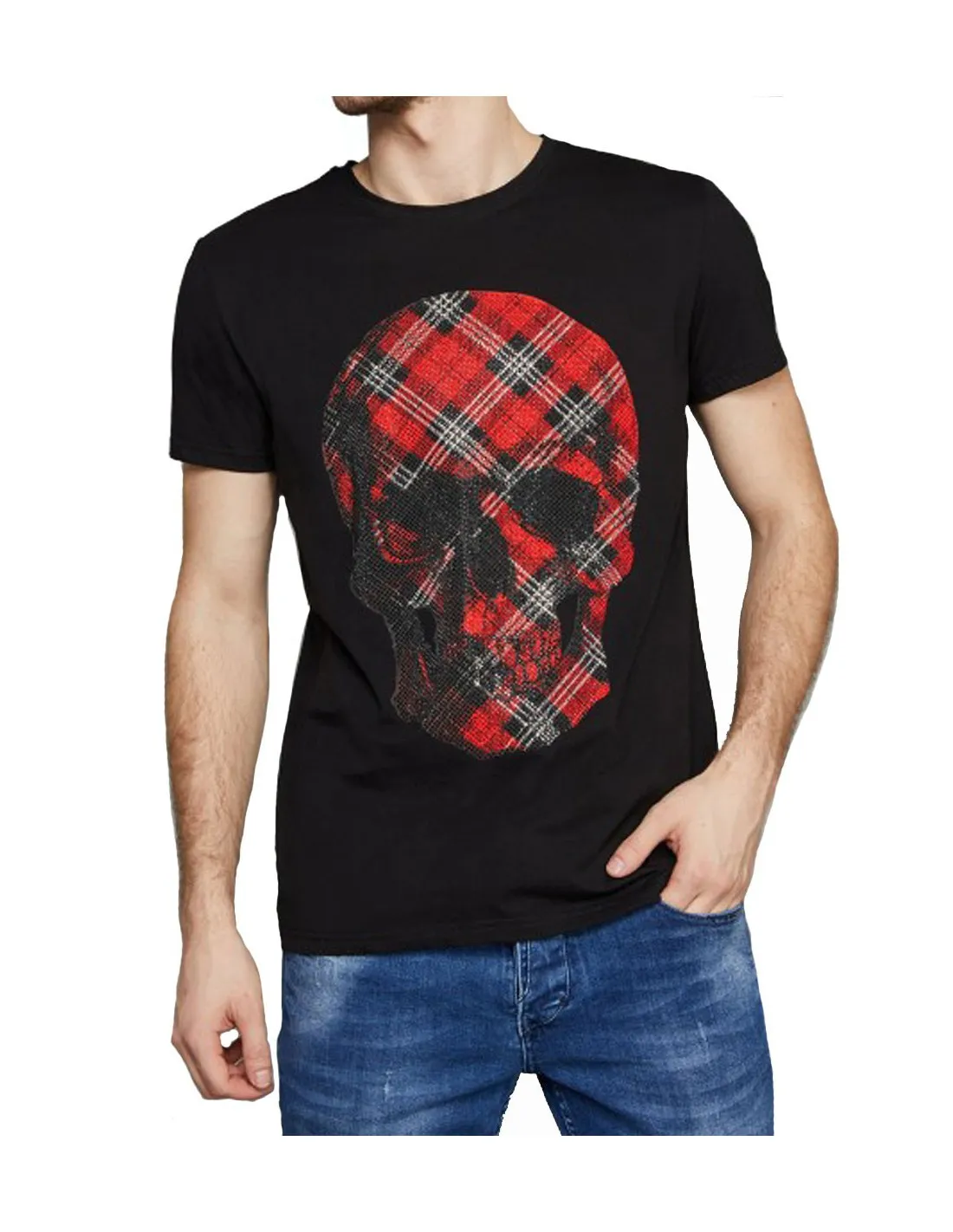 Tee-shirt Power Honda Redskins ref_48818 Noir